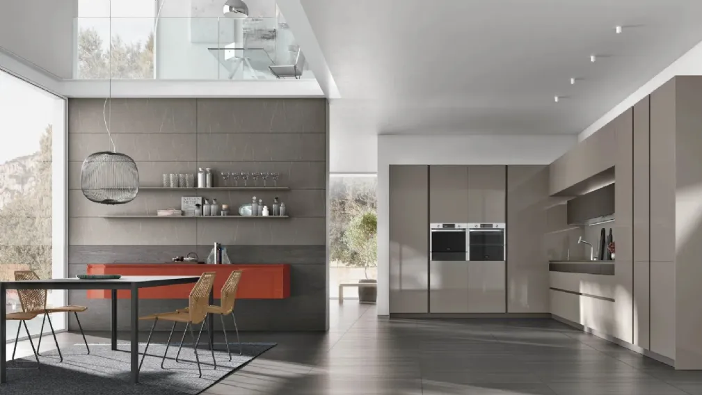 Cucina Moderna angolare Color Trend di Stosa